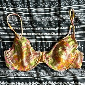 Floral Underwire Bikini Top